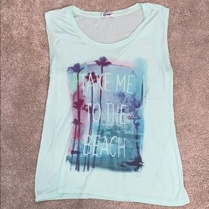 Beach tank top